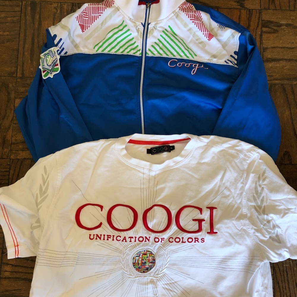 Coogi Men’s Jacket & Tee-Shrit
